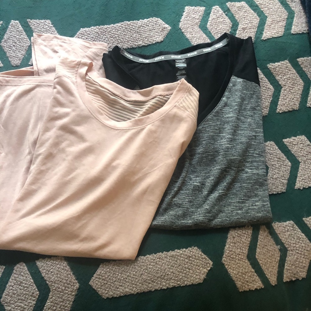 Two workout tops
